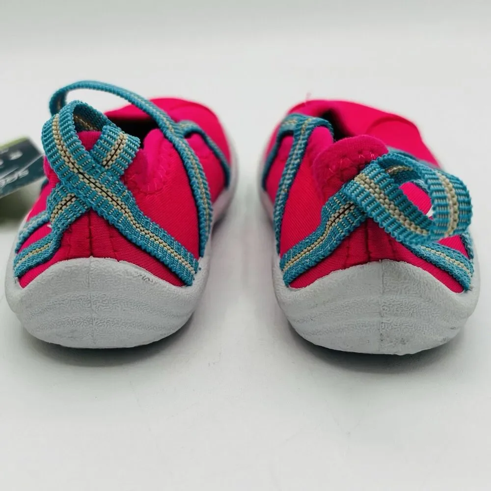 New Speedo Water Shoes Girl Pink Size Small 5/6 Fun Comfortable Trendy